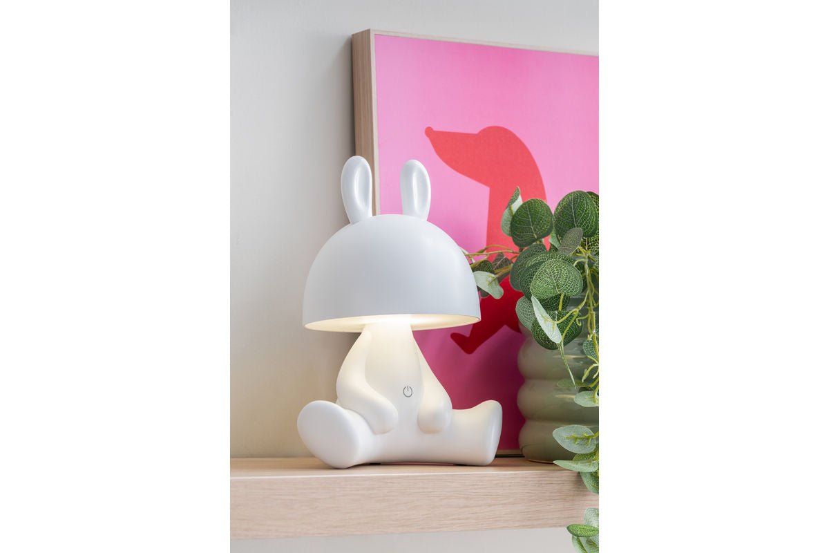 Tischlampe Rabbit - aus ABS gefertigt mit LED