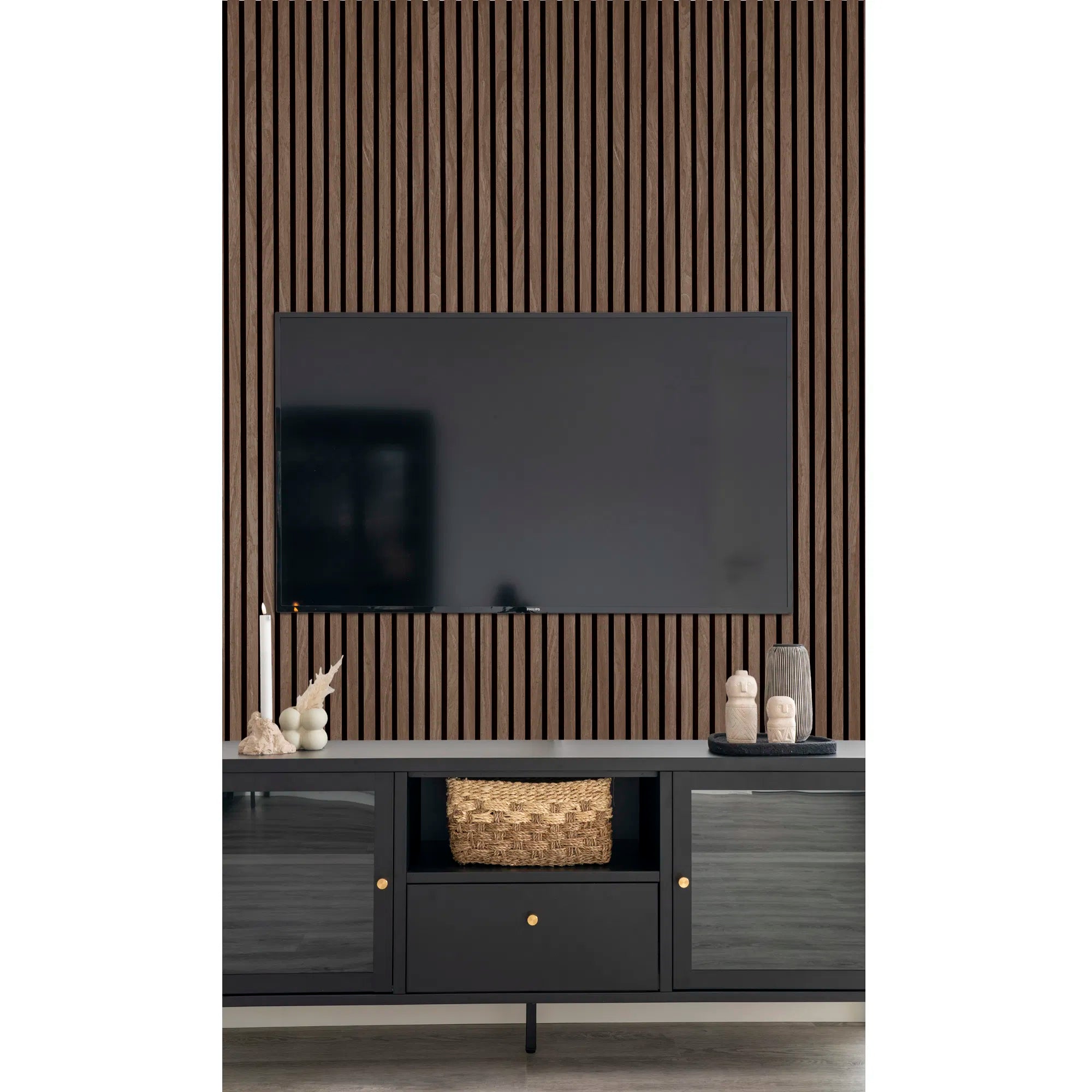 Akustické panely z orecha 240×60 cm (sada 2 ks)