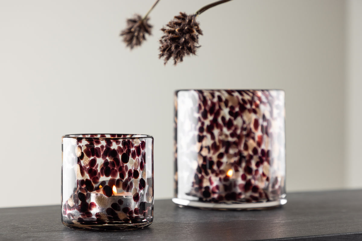 Laterne Honey - Laterne aus Glas in verschiedenen Farben