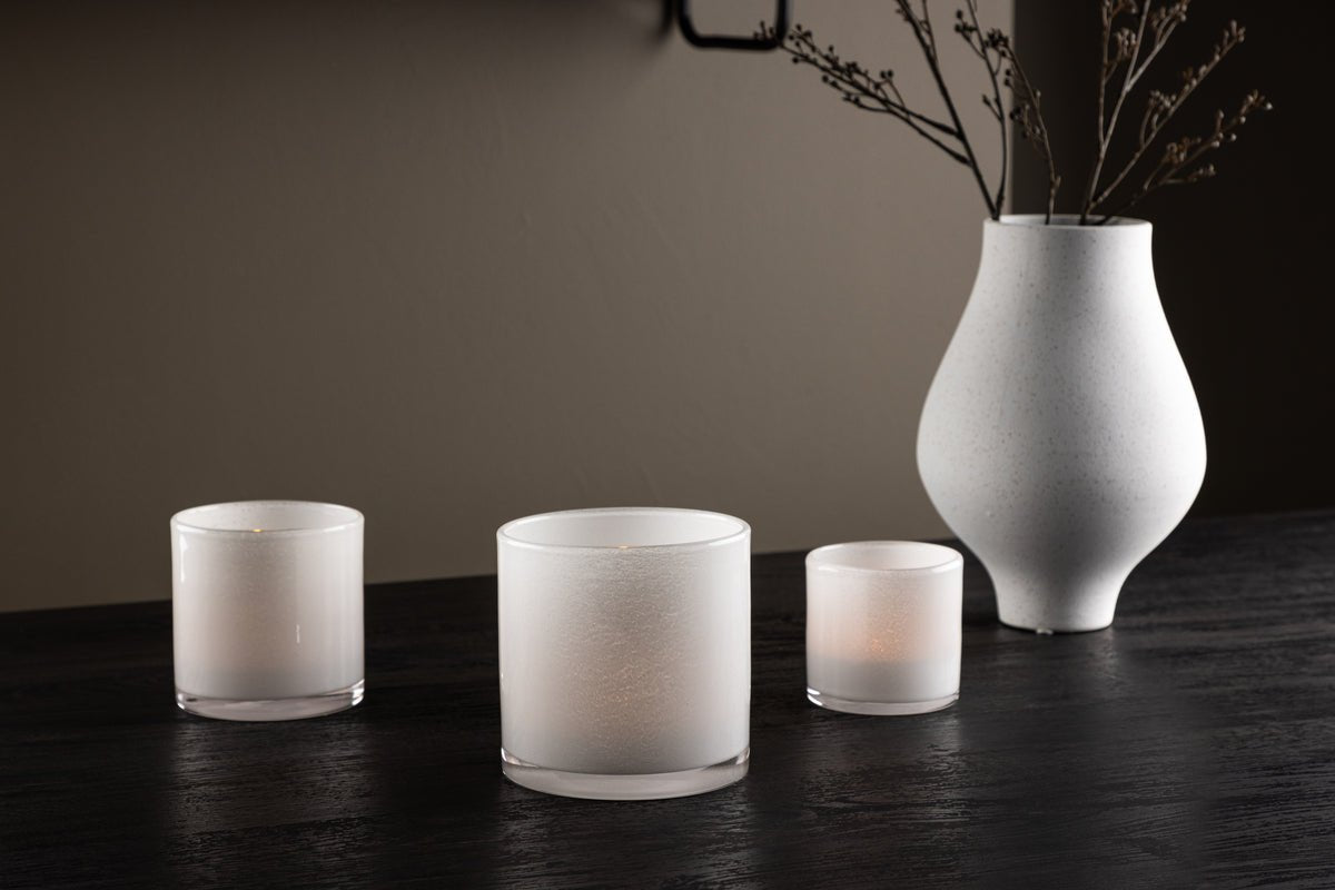 Laterne Eddie - Laterne aus Glas in verschiedenen Farben