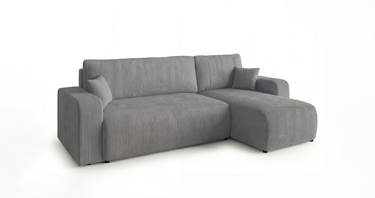 Designer Sofa Calva mit Schlaf- und Klappfunktion in Cord