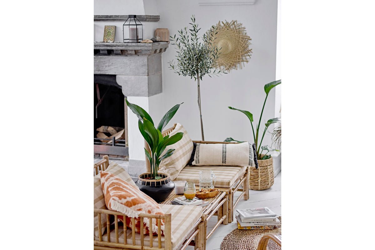 Blumentopf Dalie - aus Terrakotta in der Farbe Schwarz