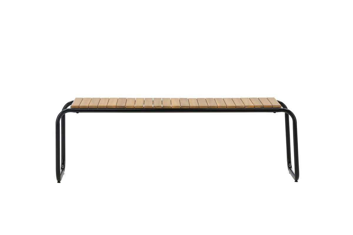 Gartenbank Benko - mit geriffelter Sitzfläche aus Akazienholz