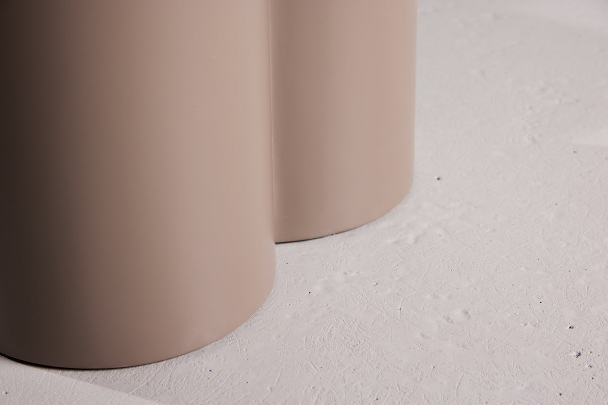 Esstisch Cavallo – Runder Tisch Ø110 cm in Dunkelbraun