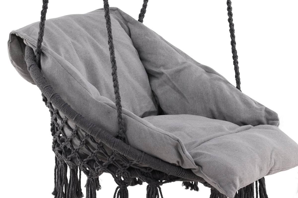 Garten Hängesessel Vera - aus Polyester in Weiß oder Grau