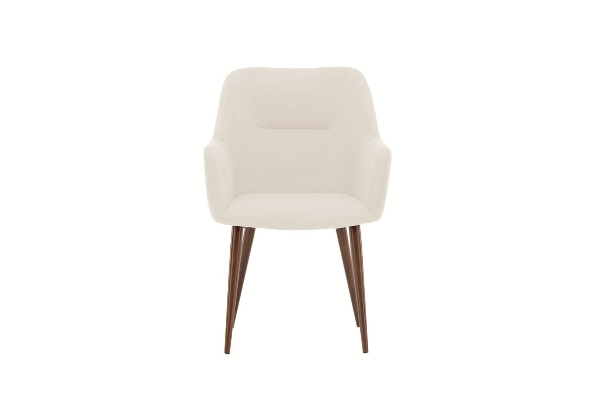 2er Set - Stuhl Present mit Beinen in tiefem Mokkabraun