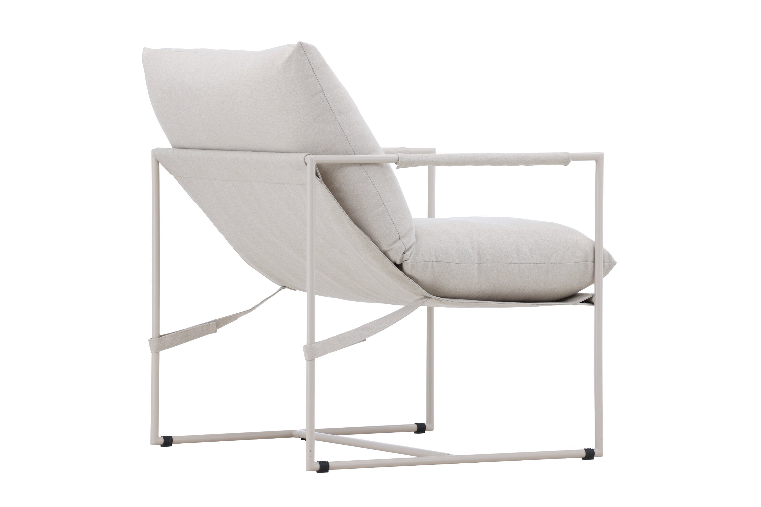 Stuhl Brika - In Beige mit Sitzkissen