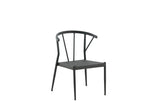 6er Set - Gartenstuhl Tina aus Rattan/Aluminium