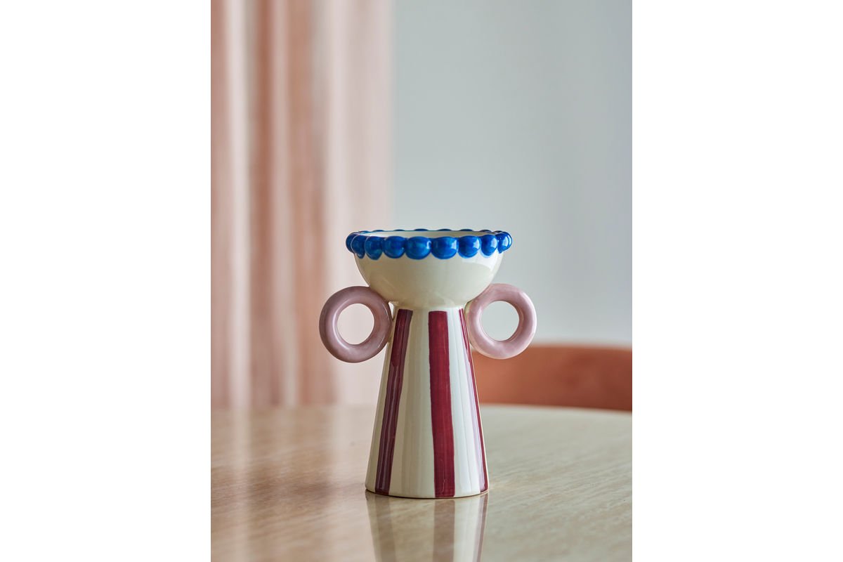 Vase „Ardella“ – Buntes Steingut