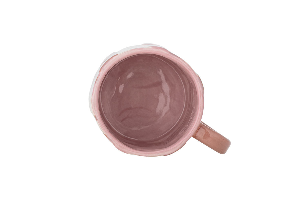 Becher Rosina – Handbemalte Steingutbecher (4er-Set)