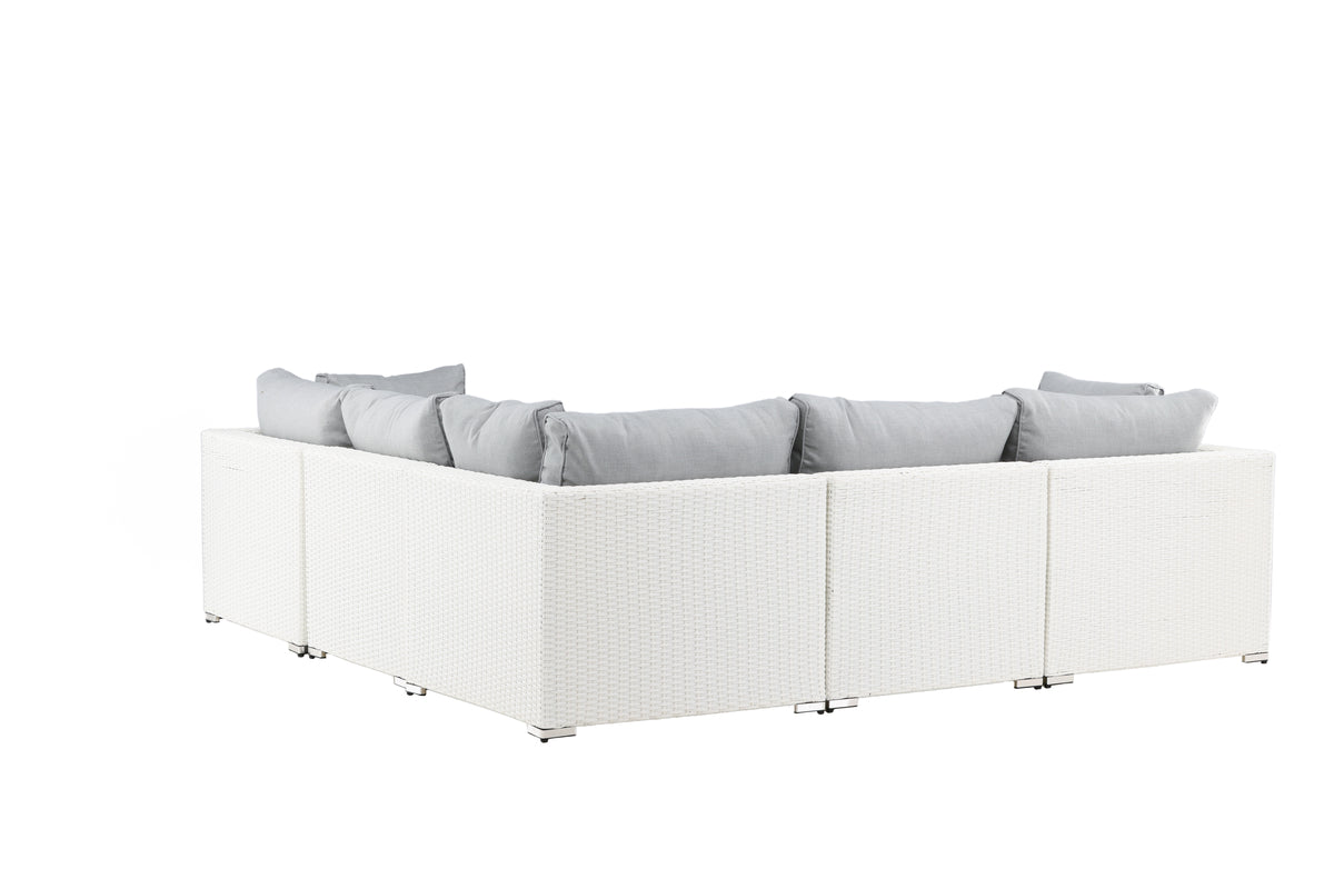 Garten Loungeset Panther - aus Kunstrattan in 3 Farben erhältlich