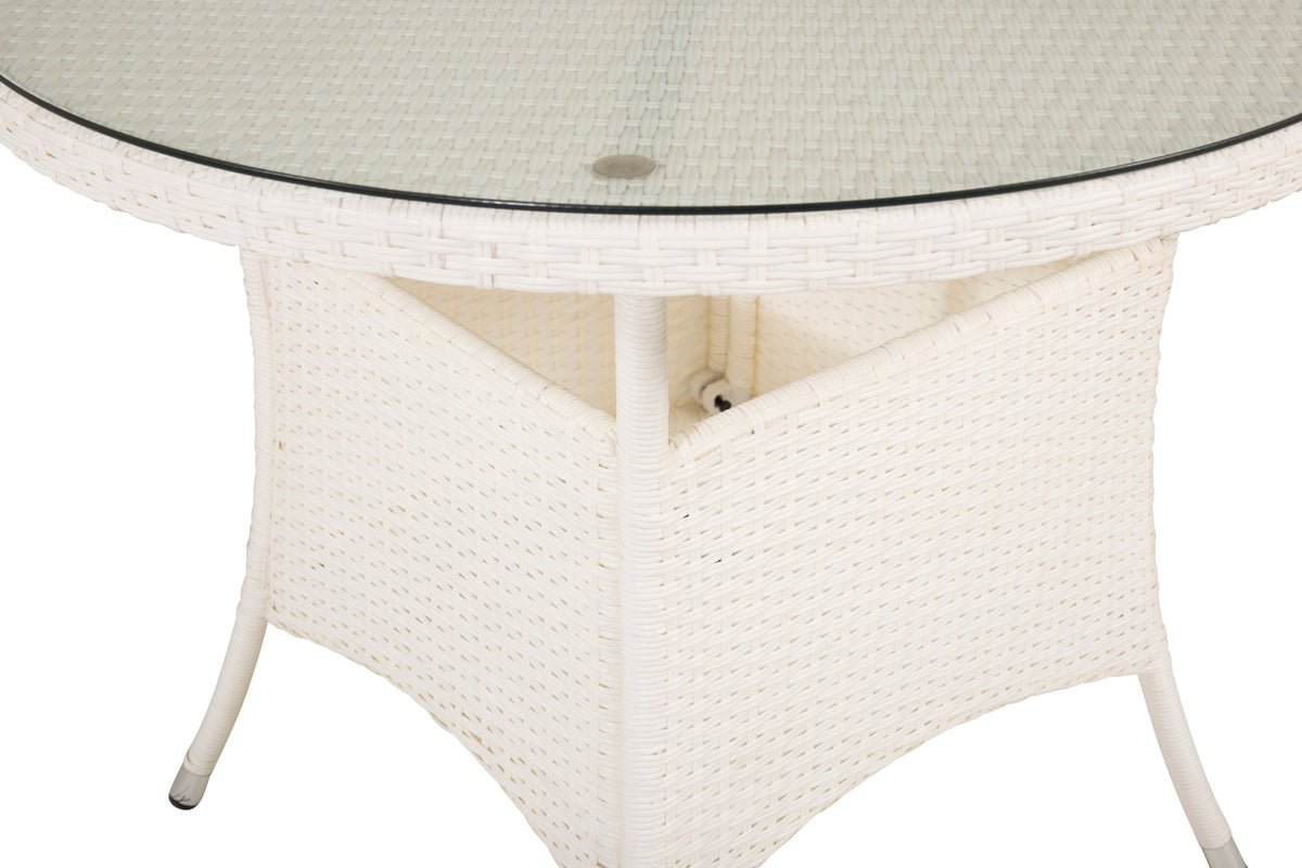 Gartentisch Eluno - das moderne Design schafft eine gemütliche Atmosphäre