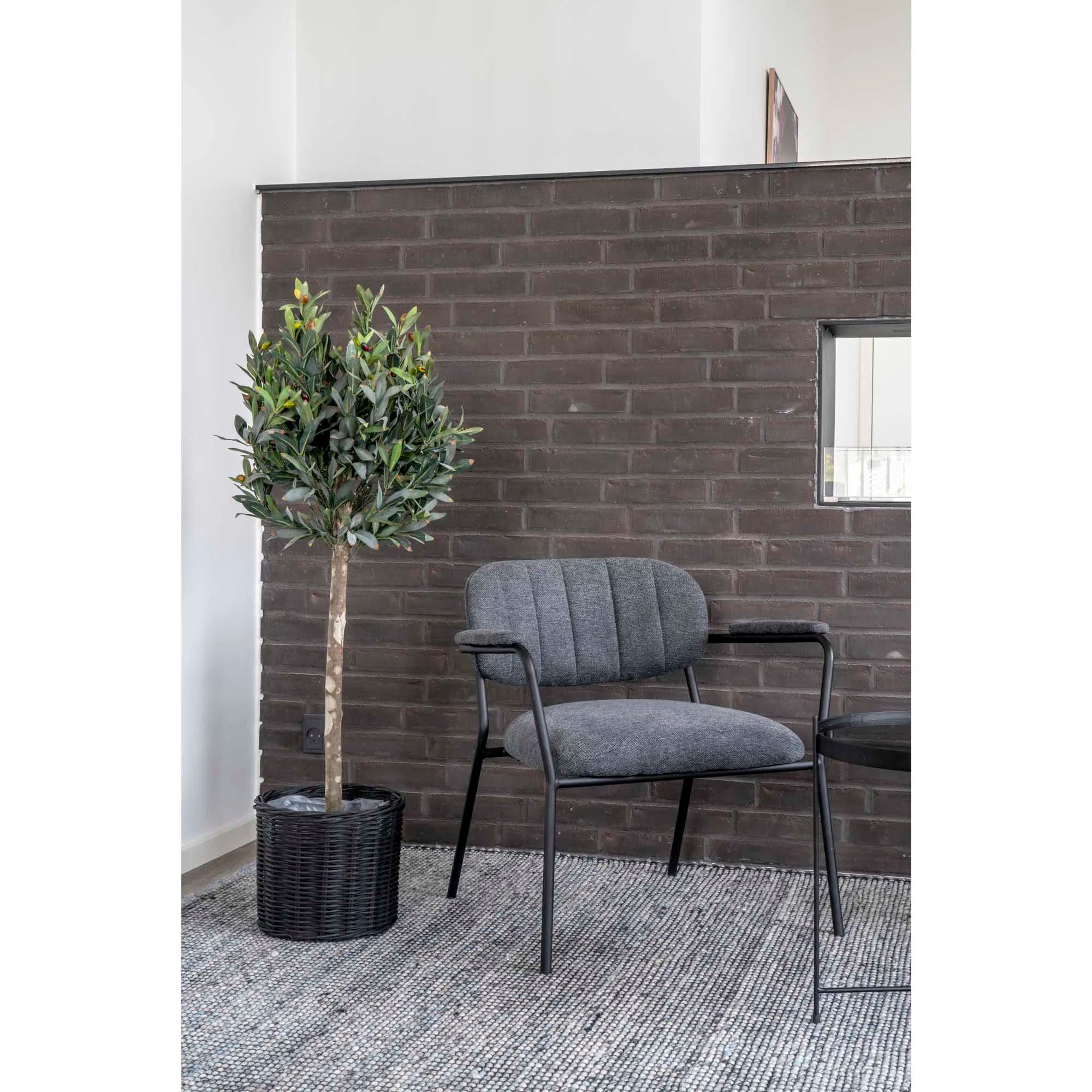 Kunstpflanze Olivenbaum – 120 cm mediterrane Eleganz für innen & außen