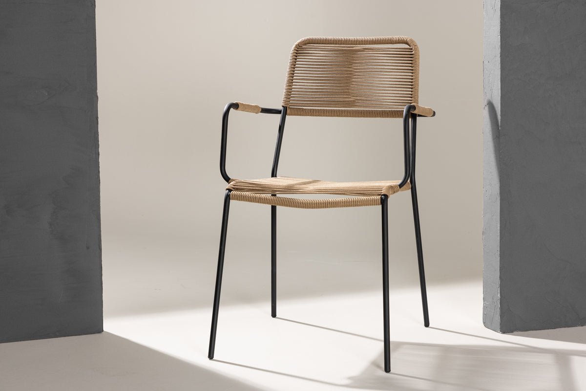 2er Set - Gartenstuhl Marla aus Metall/Polyester