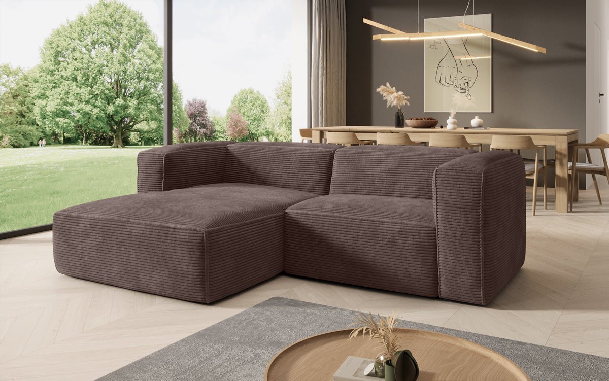 Designer Sofa Comfy L Mini in Cord
