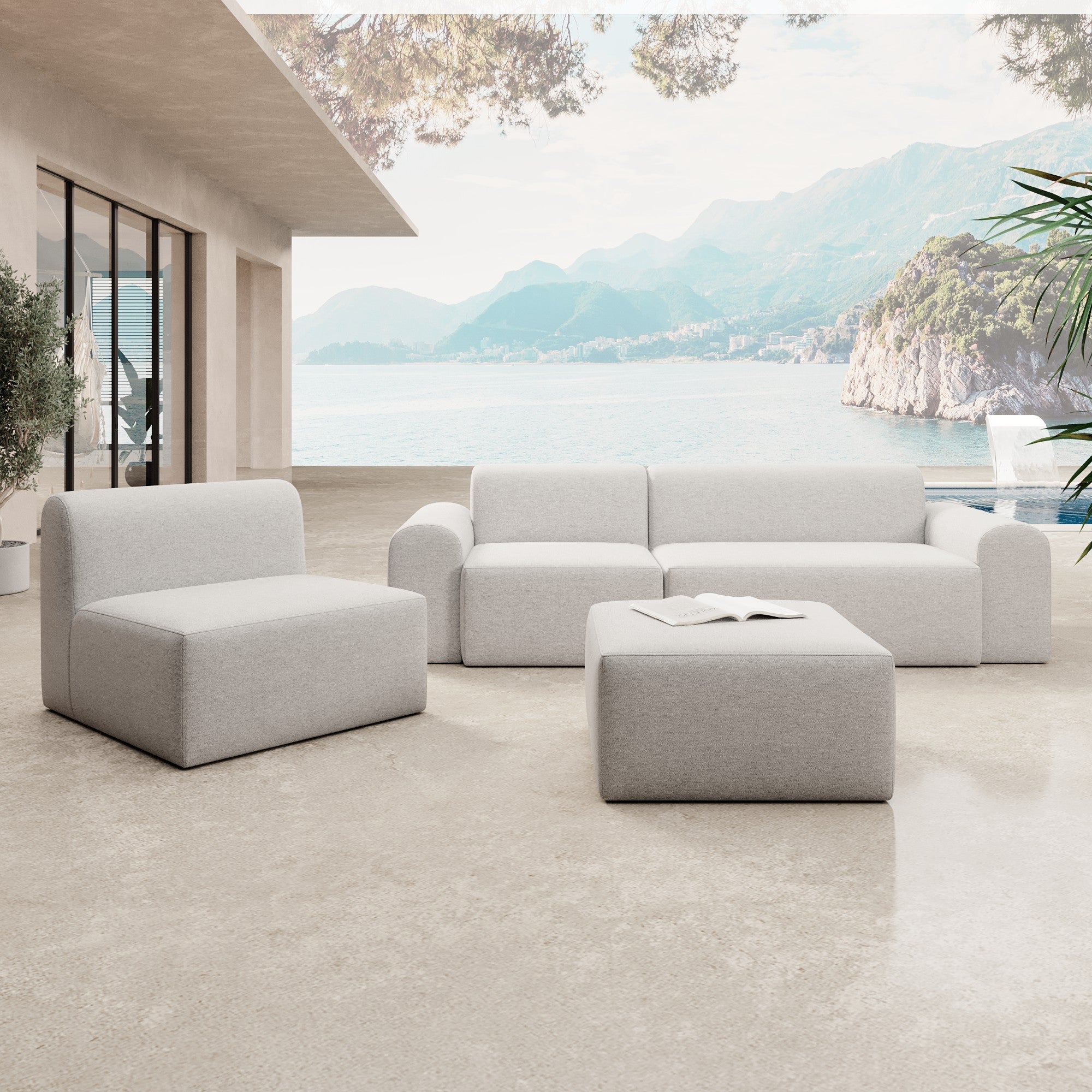 Modulares Gartensofa Relax Set Open