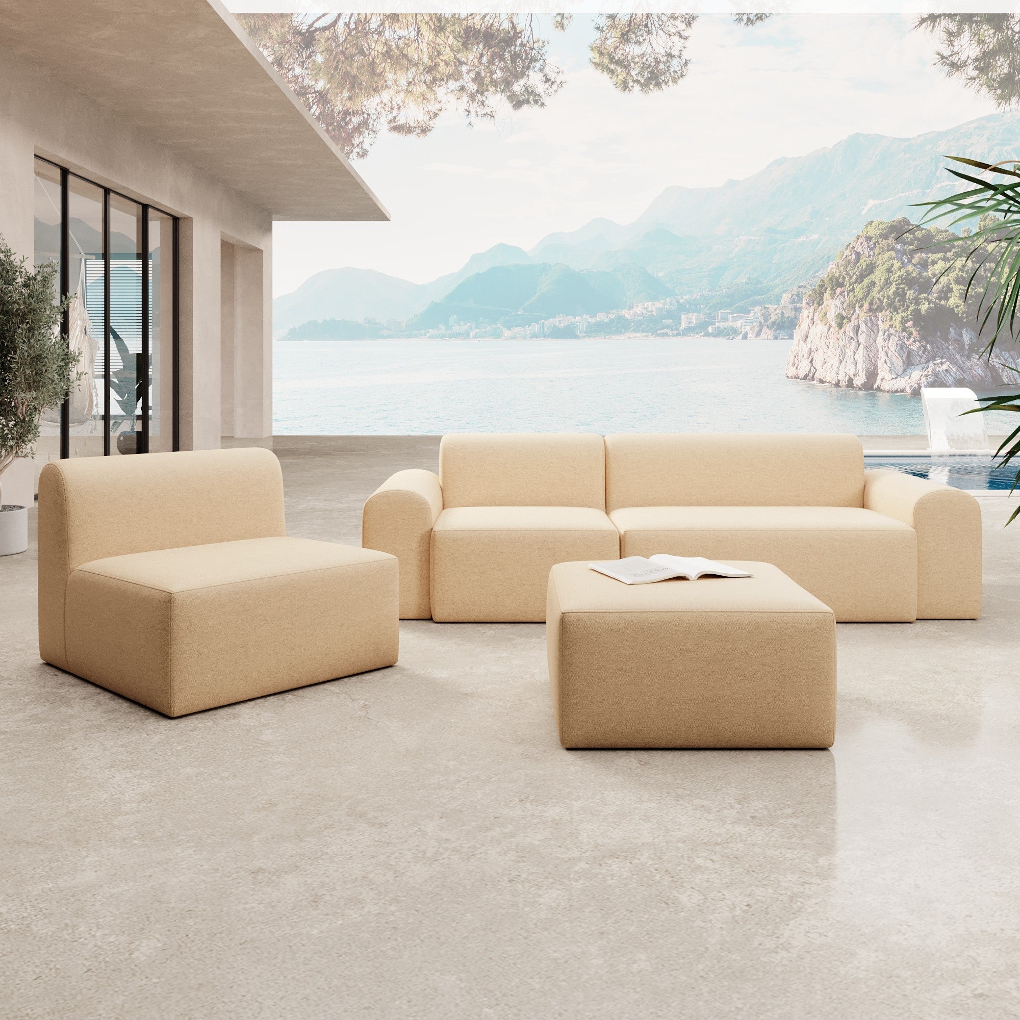 Modulares Gartensofa Relax Set Open