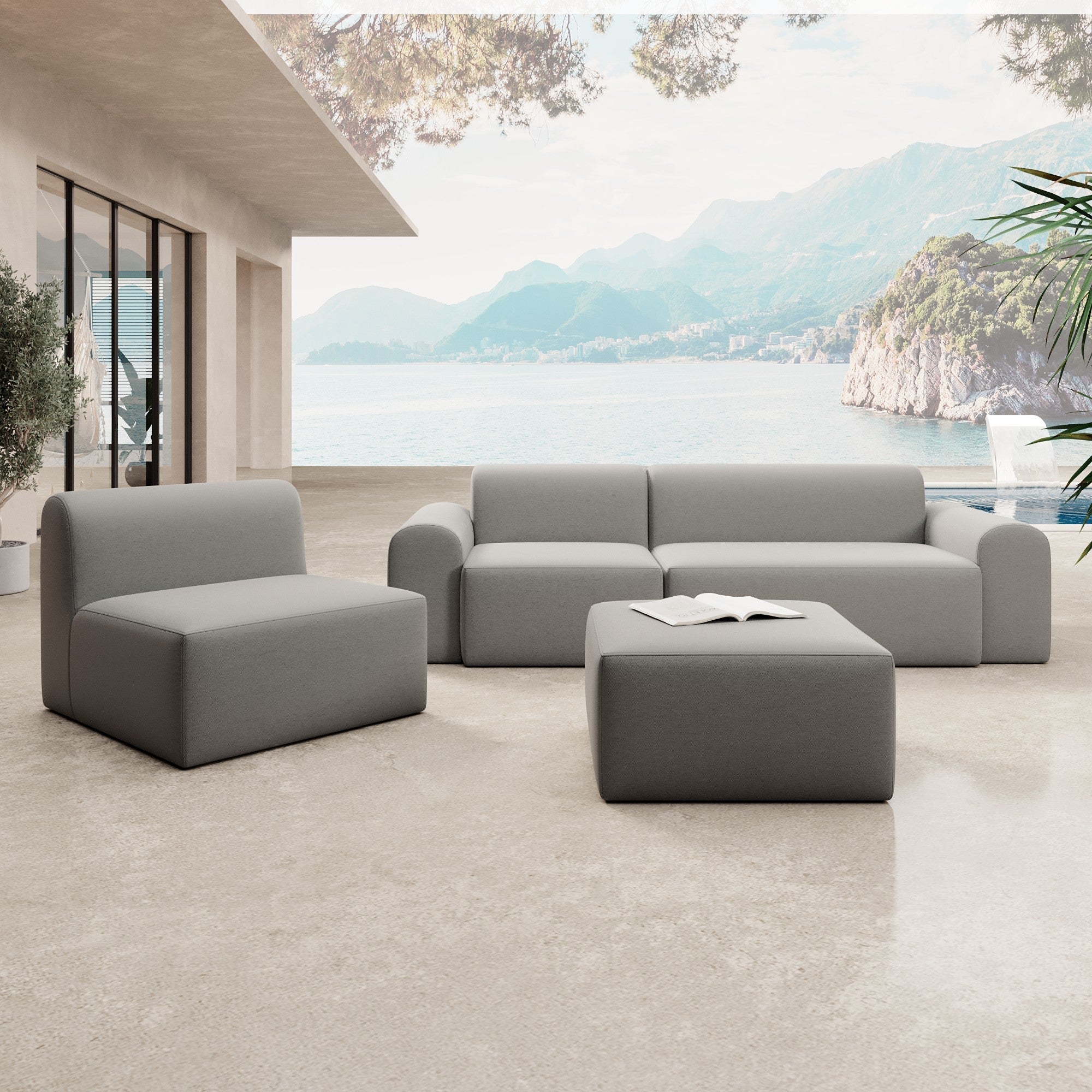 Modulares Gartensofa Relax Set Open