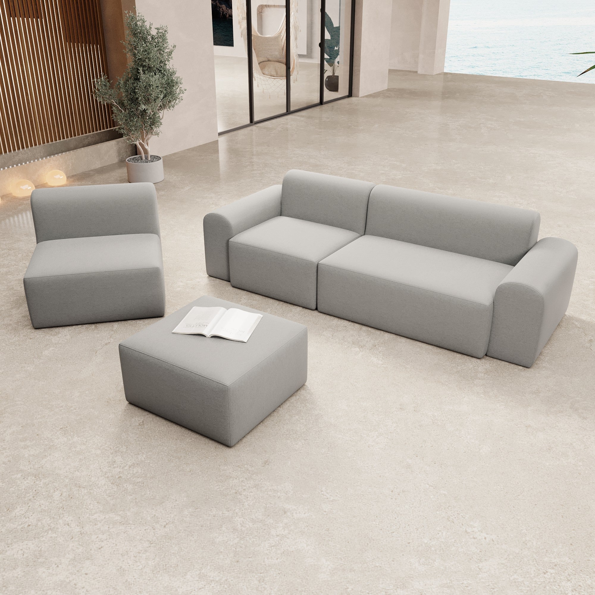 Modulares Gartensofa Relax Set Open