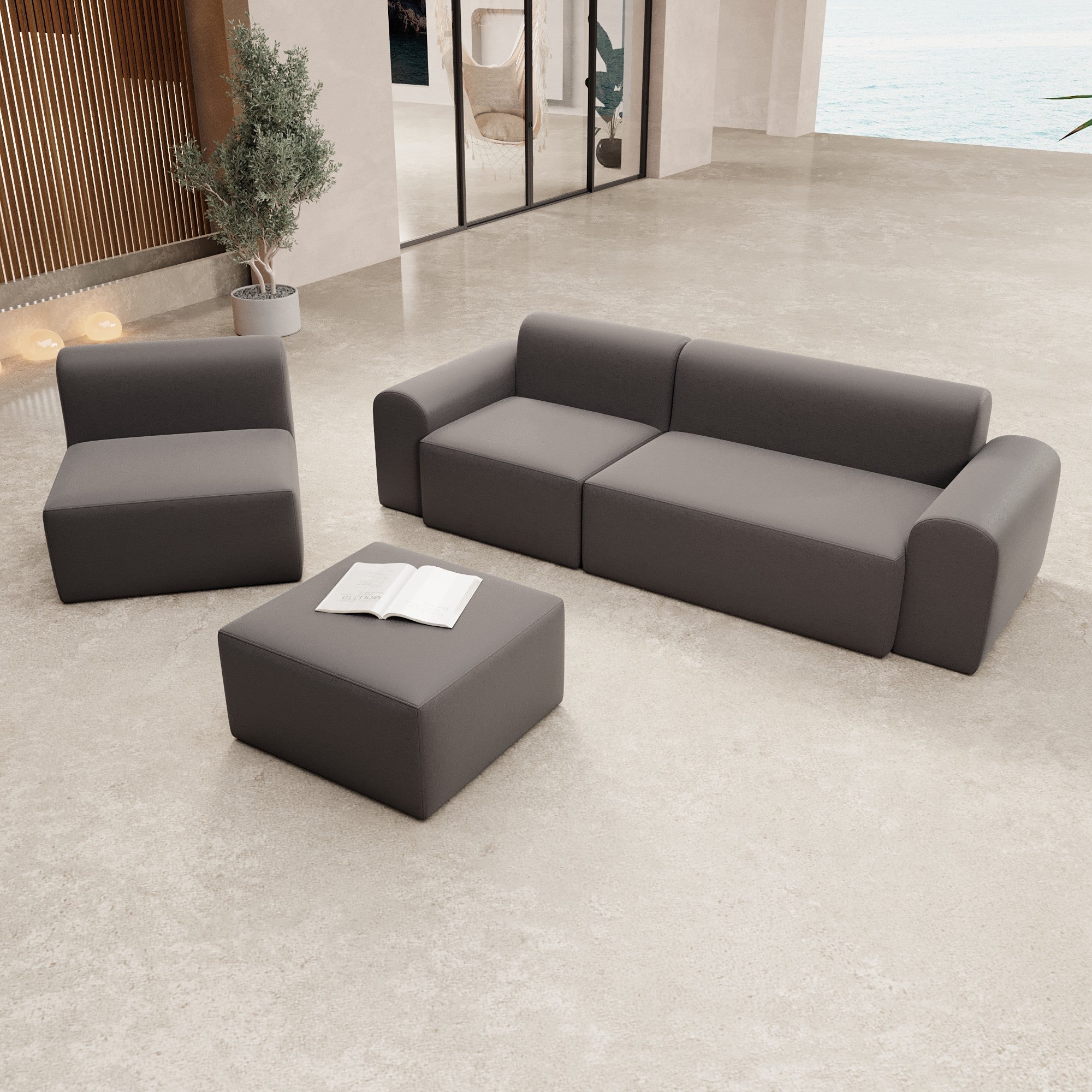 Modulares Gartensofa Relax Set Open