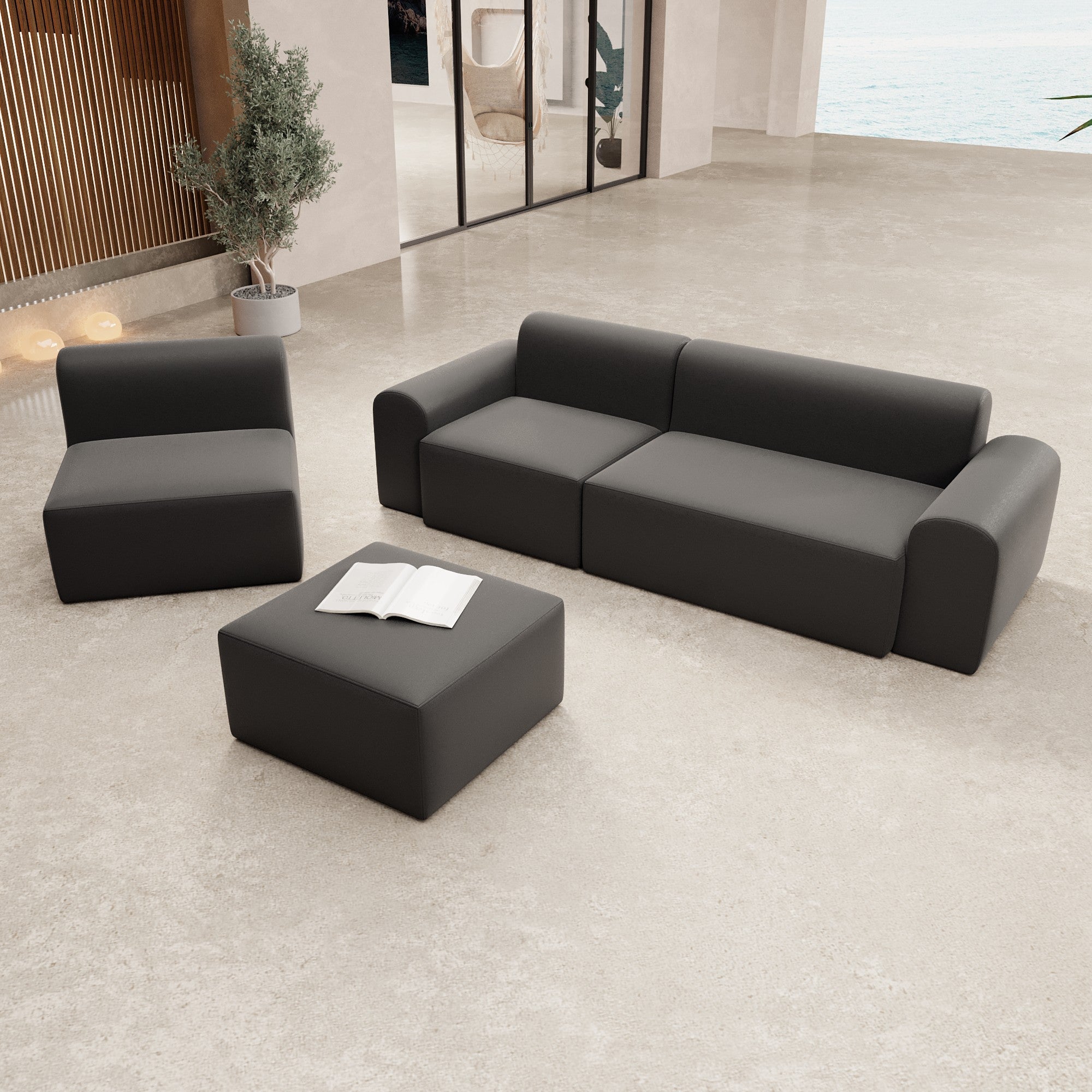Modulares Gartensofa Relax Set Open