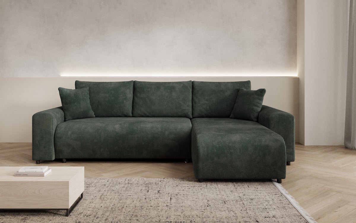 Designer Sofa Hanna mit Schlaffunktion und Stauraum
