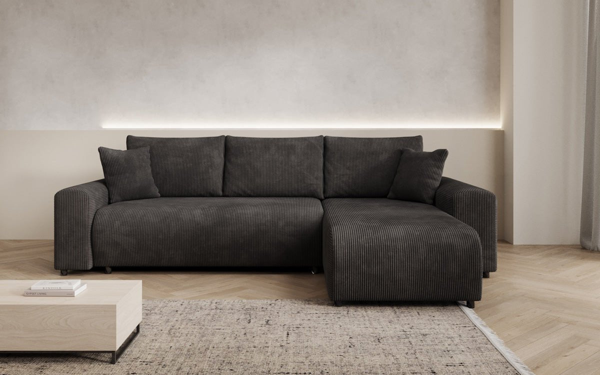 Designer Sofa Hanna mit Schlaffunktion und Stauraum
