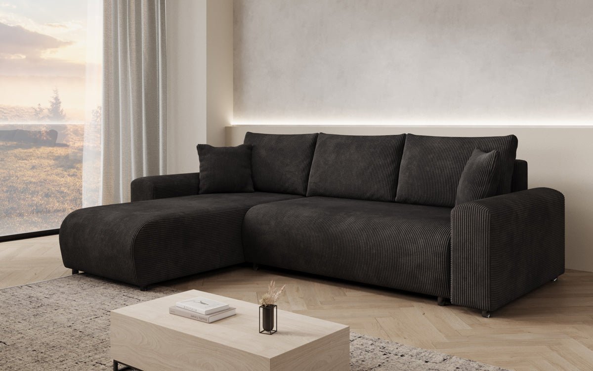 Designer Sofa Hanna mit Schlaffunktion und Stauraum
