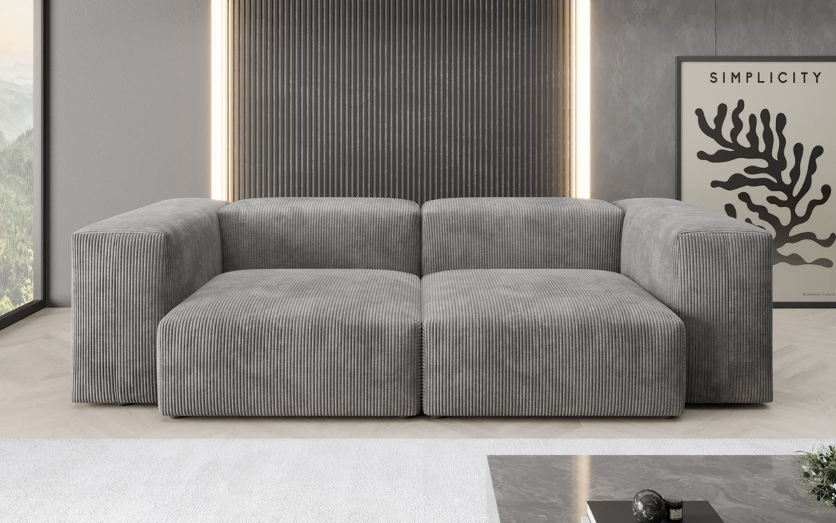 Designer 2 Sitzer Sofa Snug in Cord