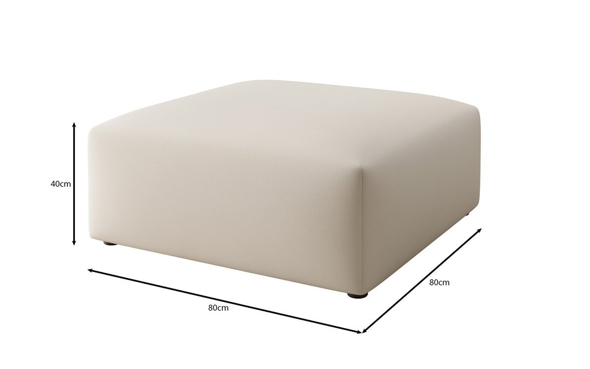 Prístavný stolček 80 cm Snug z látky