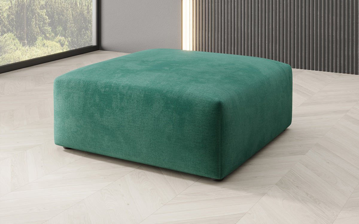 Beistellhocker 80 cm Snug aus Samt