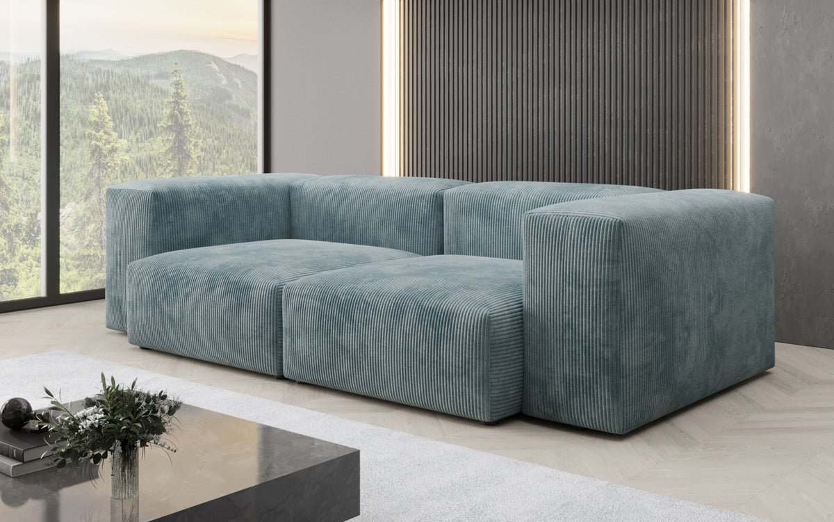 Designer 2 Sitzer Sofa Snug in Cord