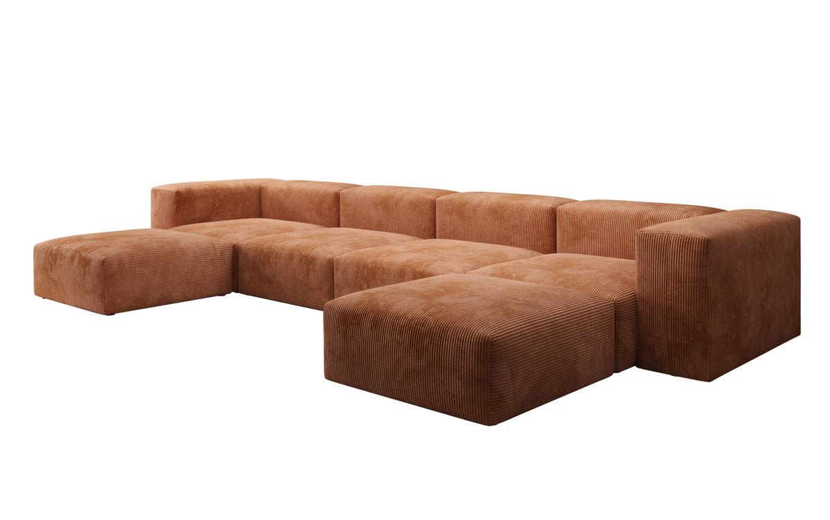 Designer U Sofa Snug in Cord