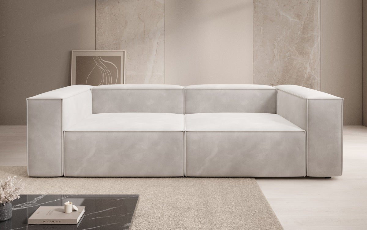 Designer Sofa Lesley 3 Sitzer in Samt