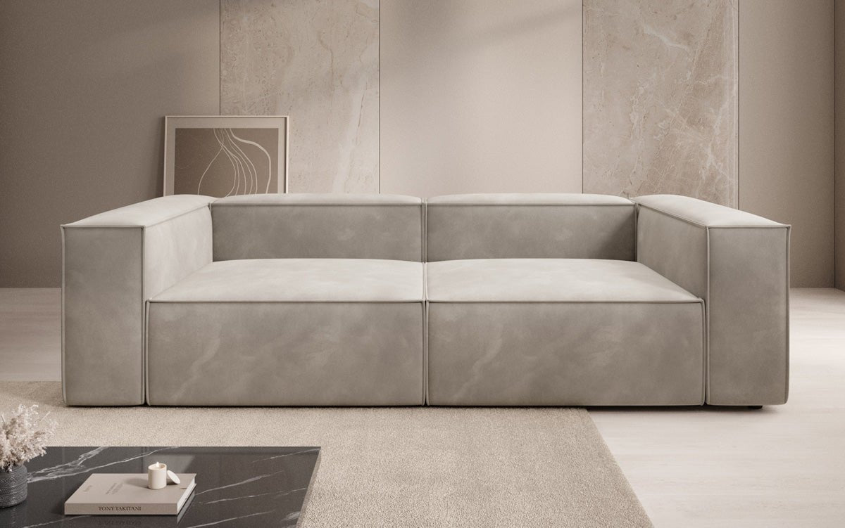 Designer Sofa Lesley 3 Sitzer in Samt