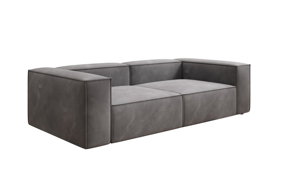Designer Sofa Lesley 3 Sitzer in Samt