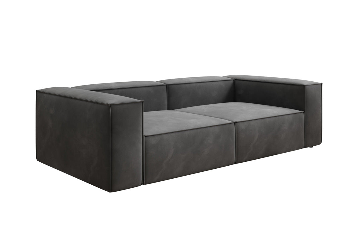 Designer Sofa Lesley 3 Sitzer in Samt