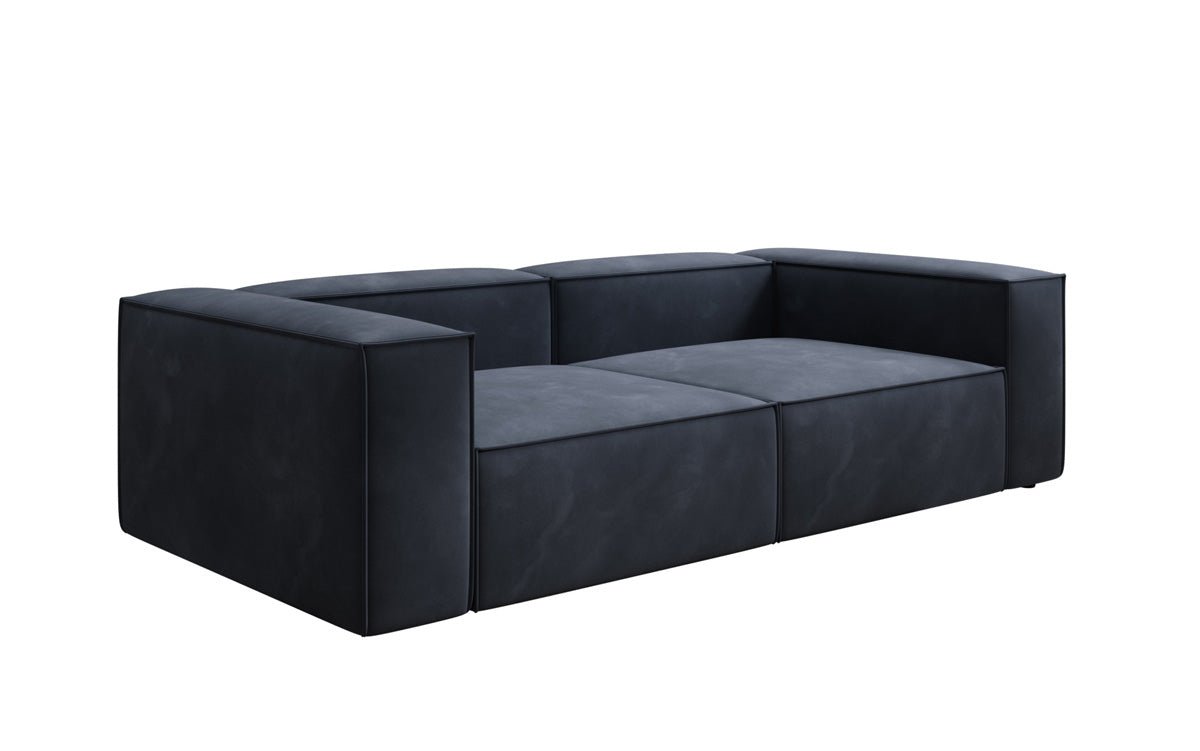 Designer Sofa Lesley 3 Sitzer in Samt