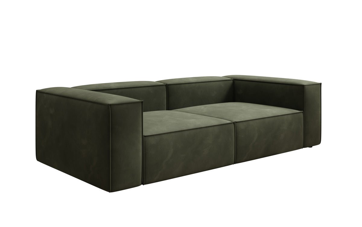 Designer Sofa Lesley 3 Sitzer in Samt