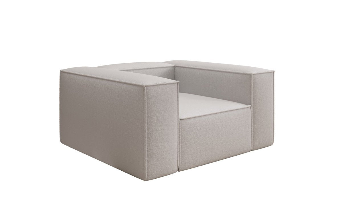 Designer Sofa-Sessel Lesley in Bouclé