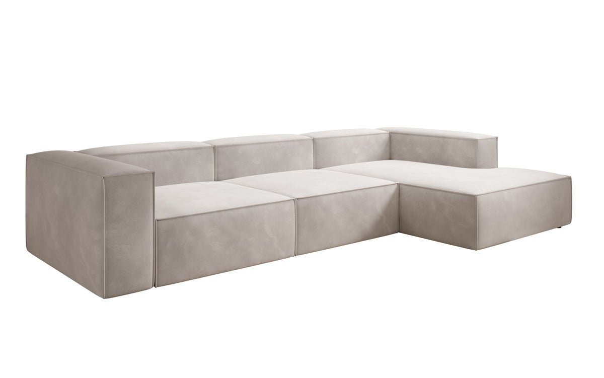 Designer Sofa Lesley L in Samt