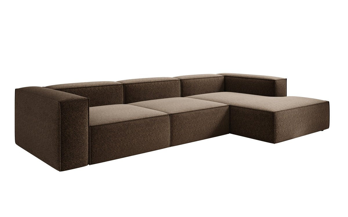 Designer Sofa Lesley L in Strukturstoff