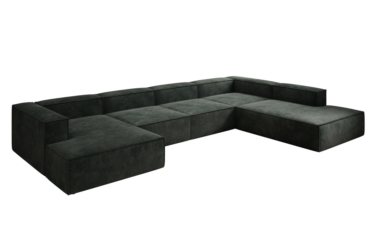Designer Sofa Lesley U XXL in Cord