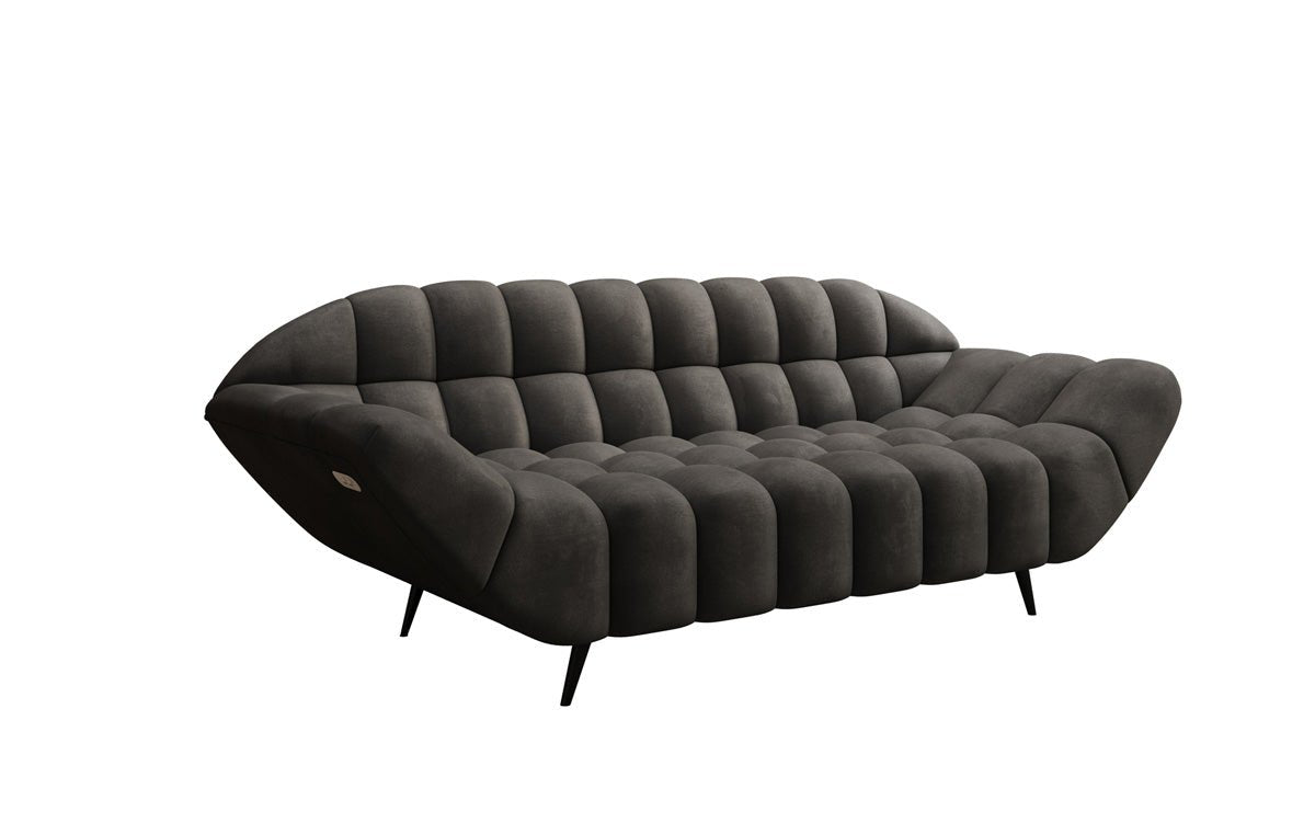 Designer 2 Sitzer Sofa Amora in Samt