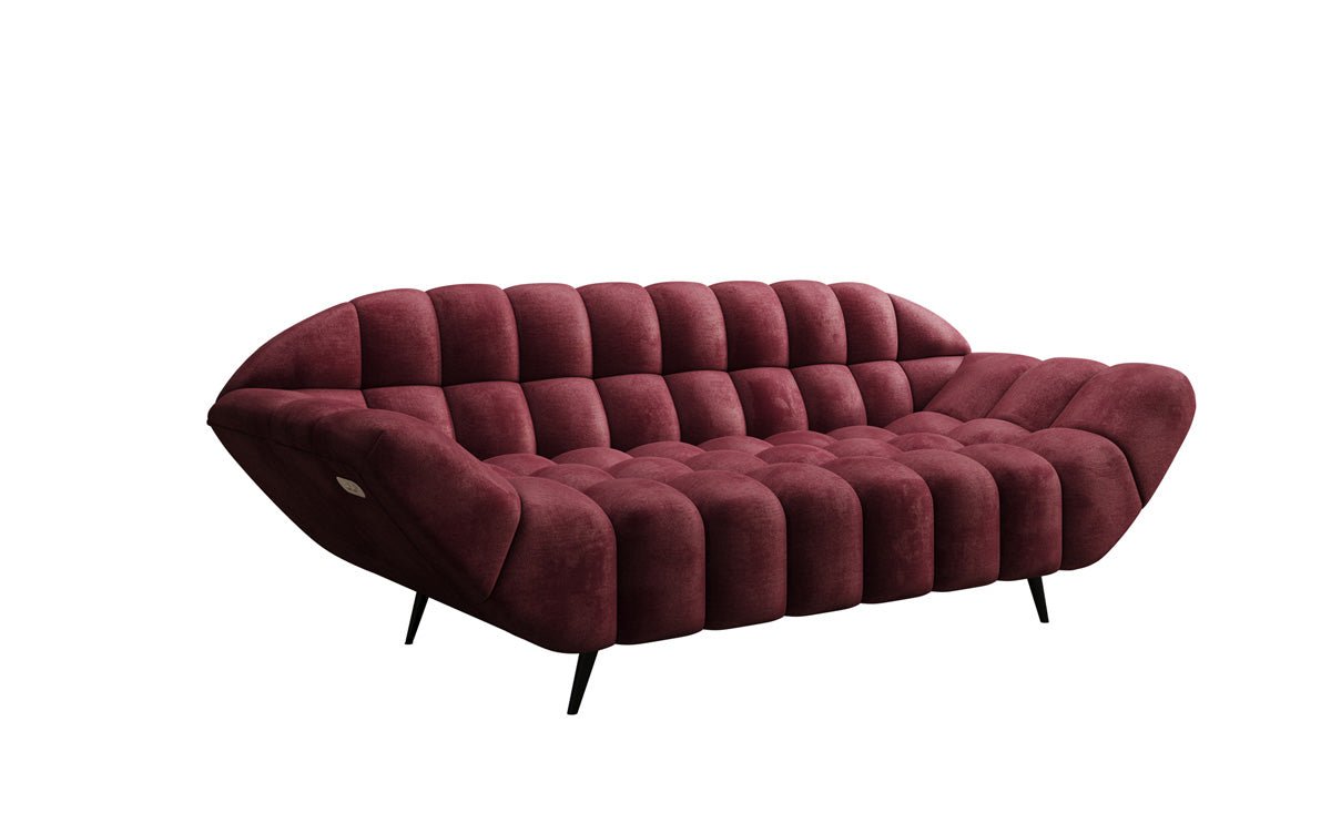 Designer 2 Sitzer Sofa Amora in Samt