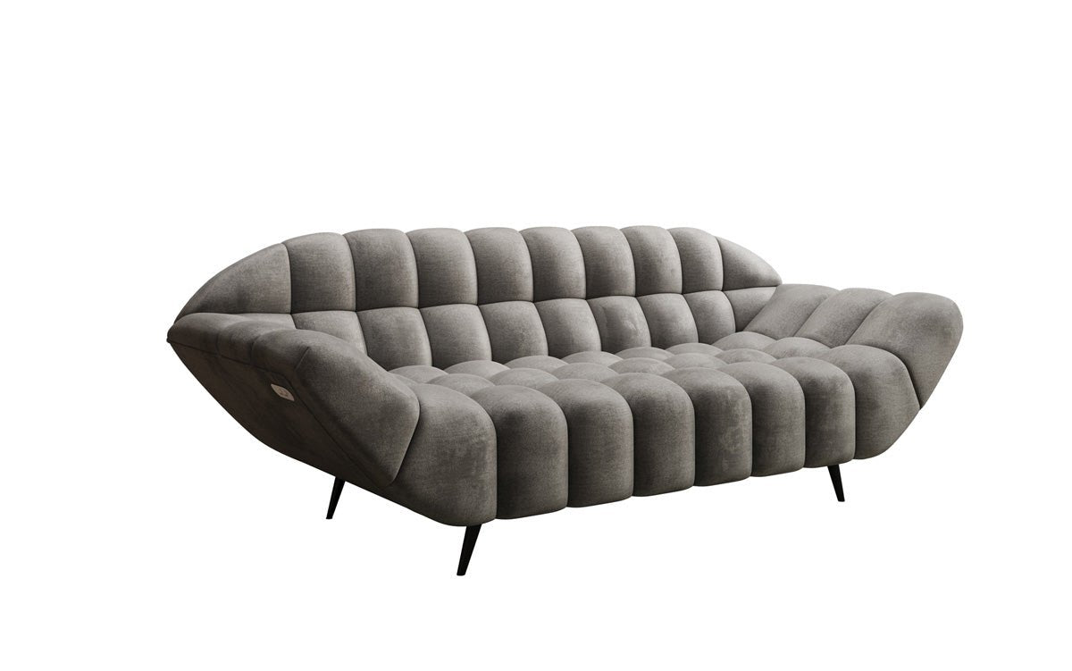 Designer 2 Sitzer Sofa Amora in Samt