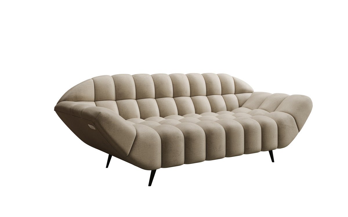 Designer 2 Sitzer Sofa Amora in Samt