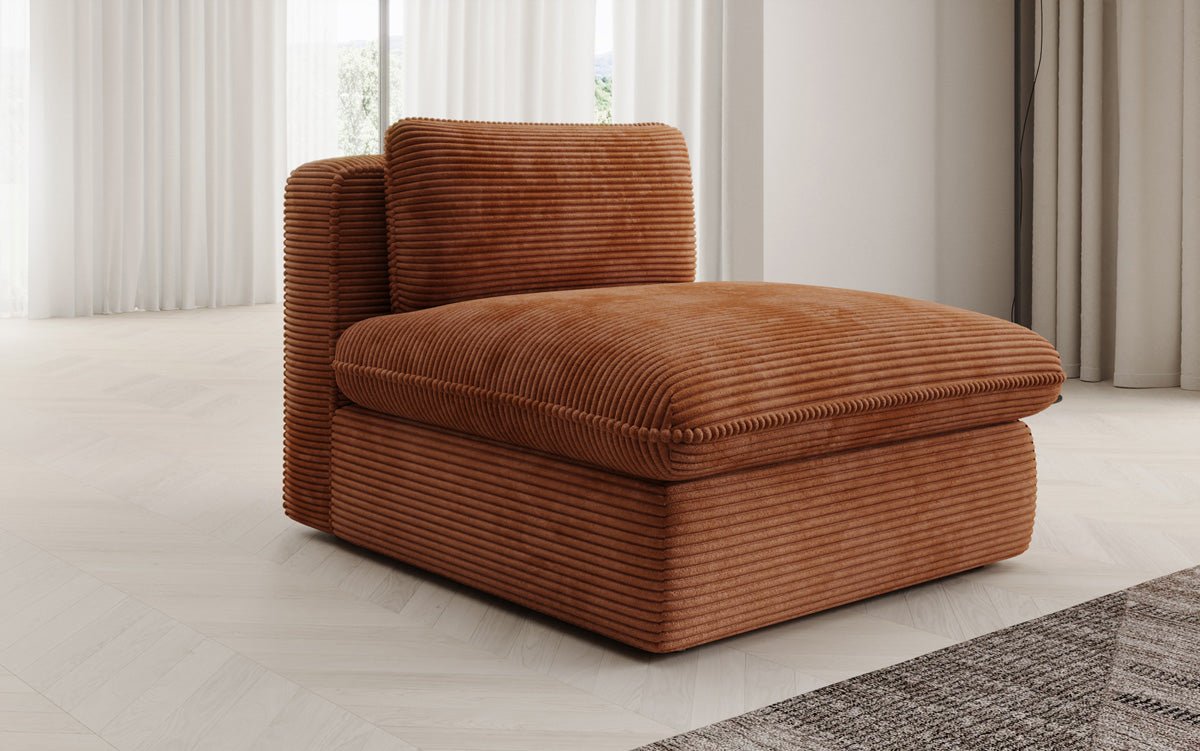 Designer Sofa-Sessel Cuddle in Cord