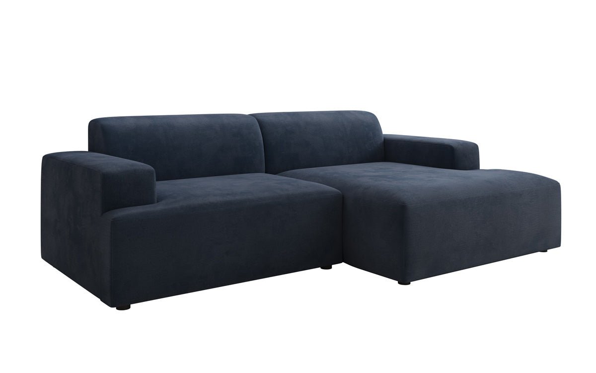 Designer Sofa Monza L in Samt