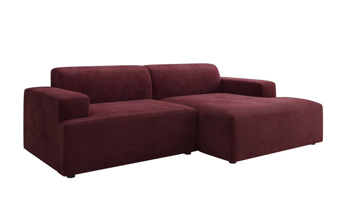 Designer Sofa Monza L in Samt